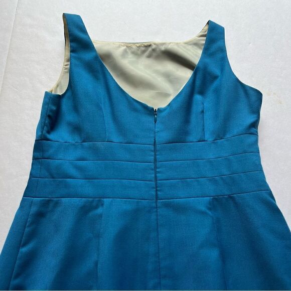 Banana Republic Outlet Women's Sleeveless Sheath Dress Royal Blue Size 2 - Picture 6 of 11